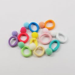 UBC Pom Pom Ponytail Holders (10 Pcs)