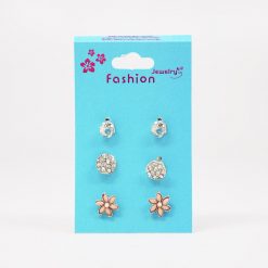 Fashion Jewelry 3-Pair Earring Set (#2514) Accessories