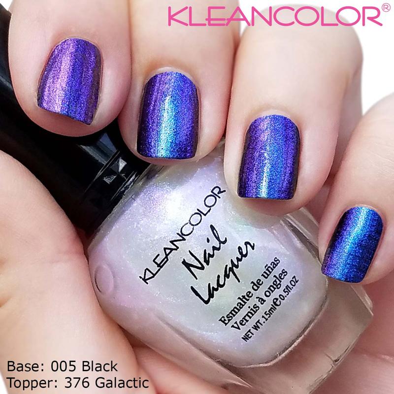 Kleancolor Nail Lacquer-Prismatic Topper - 376 Galactic