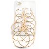 JK Collection 6-Pair Twisted Hoop Earring Set