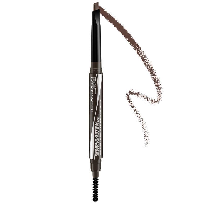 Kleancolor Double Action Auto Brow Pencil - Deep Brown