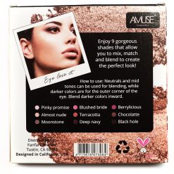 Amuse All About Eyes 9 Color Eyeshadow Palette Cosmetics