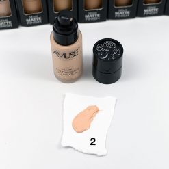 Cosmetics Amuse Full Coverage Foundation Semi-Matte Finish