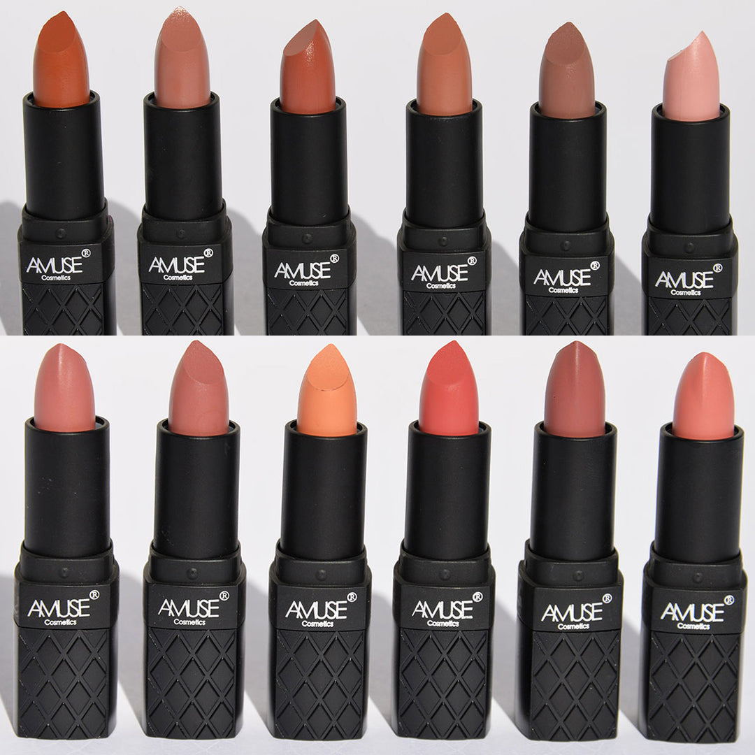 Amuse Long Lasting Matte Nude Lipstick (12 Colors) Everything For $1
