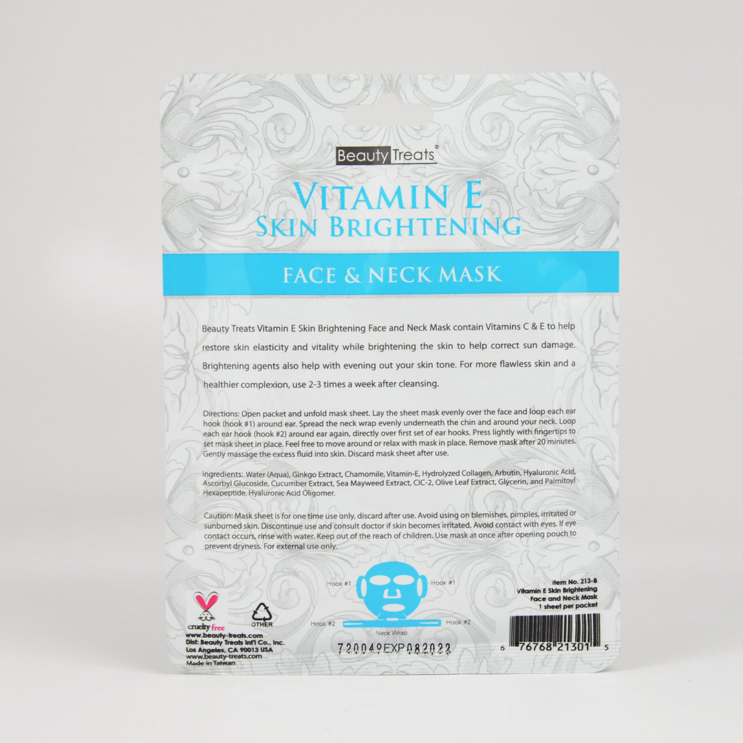 Beauty Treats Vitamin E - Face And Neck Mask Cosmetics