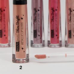 Cosmetics Beauty Treats Shine Bright Metallic Lip Gloss