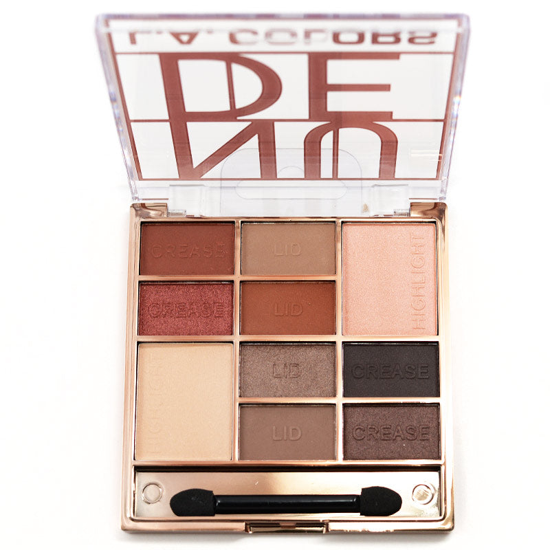 L.A. Colors Color Block Eyeshadow Palette - NUDE Cosmetics
