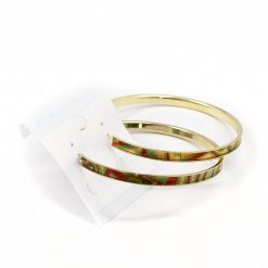 Fashion Jewelry Hoop Earrings With Colorful Edges Accessories