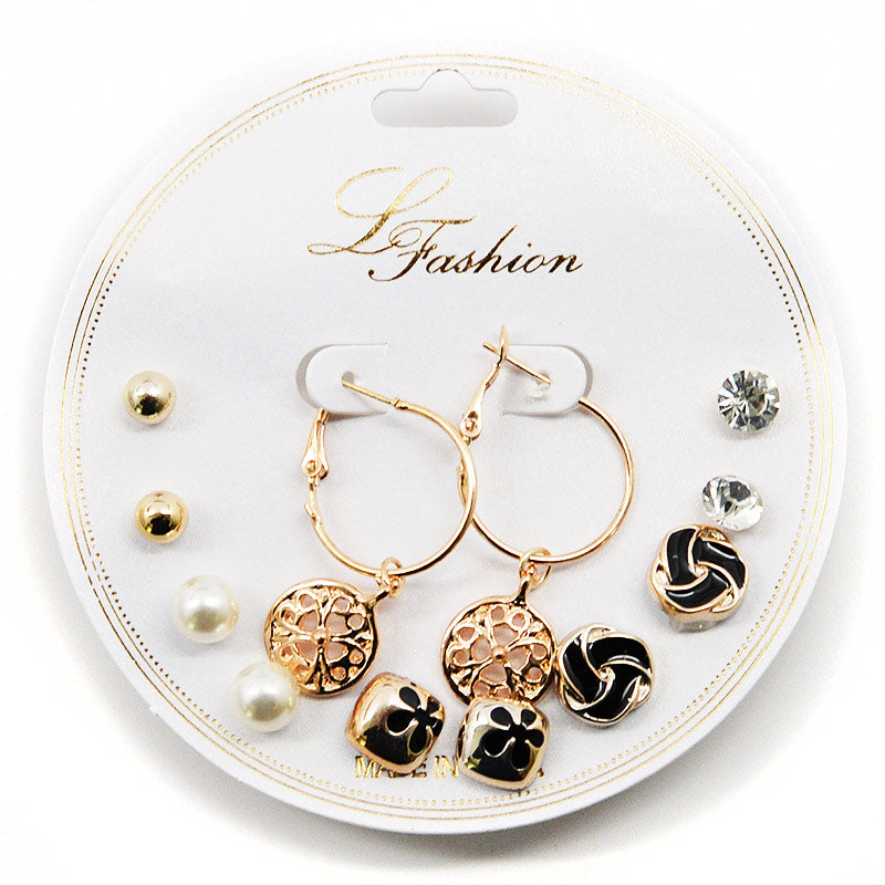 Le Fashion 6-Pair Earring Set (2538)