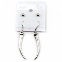 Fashion Jewelry Tusk-Shaped Earrings