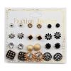 Fashion Jewelry 12-Pair Stud Earrings (2582) Accessories
