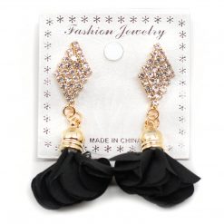 Fashion Jewelry Accessories Ribbon Flower Earrings (2591)