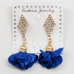 Fashion Jewelry Accessories Ribbon Flower Earrings (2591)