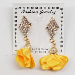 Fashion Jewelry Accessories Ribbon Flower Earrings (2591)