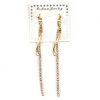 Fashion Jewelry Accessories Dangling Rhinestone String Earrings (2588)