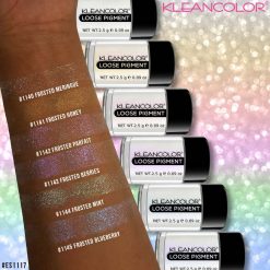 Kleancolor Loose Pigment For Eyes And Face (1140-1145) Cosmetics