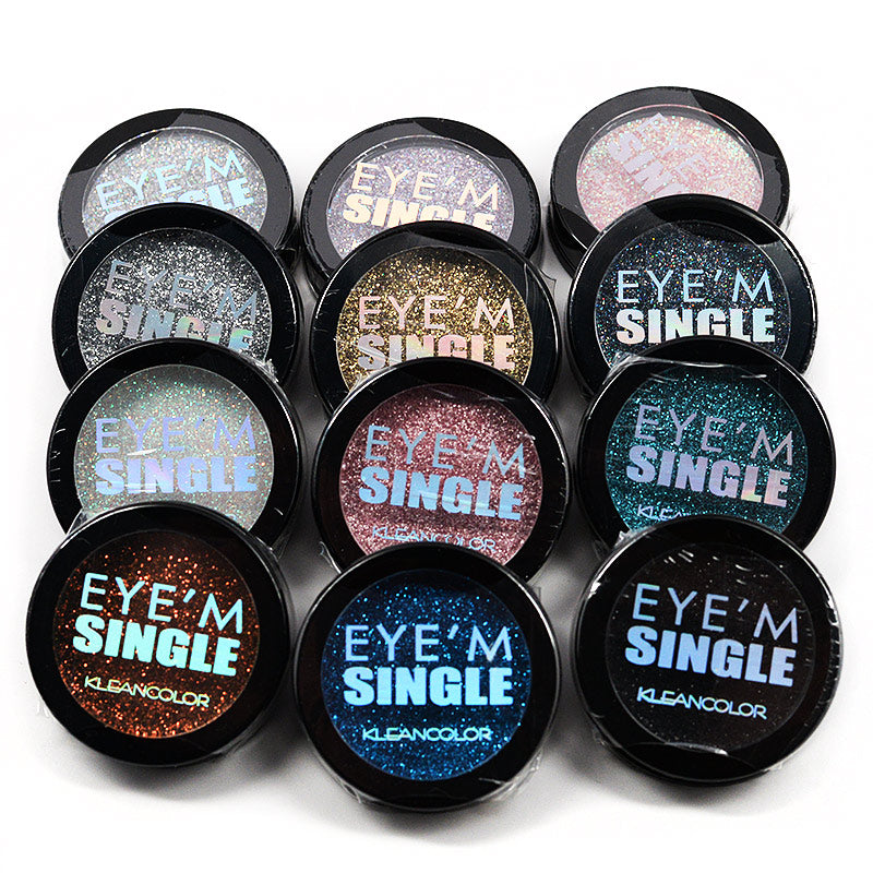 Cosmetics Kleancolor Eye'm Single Glitter Eyeshadow