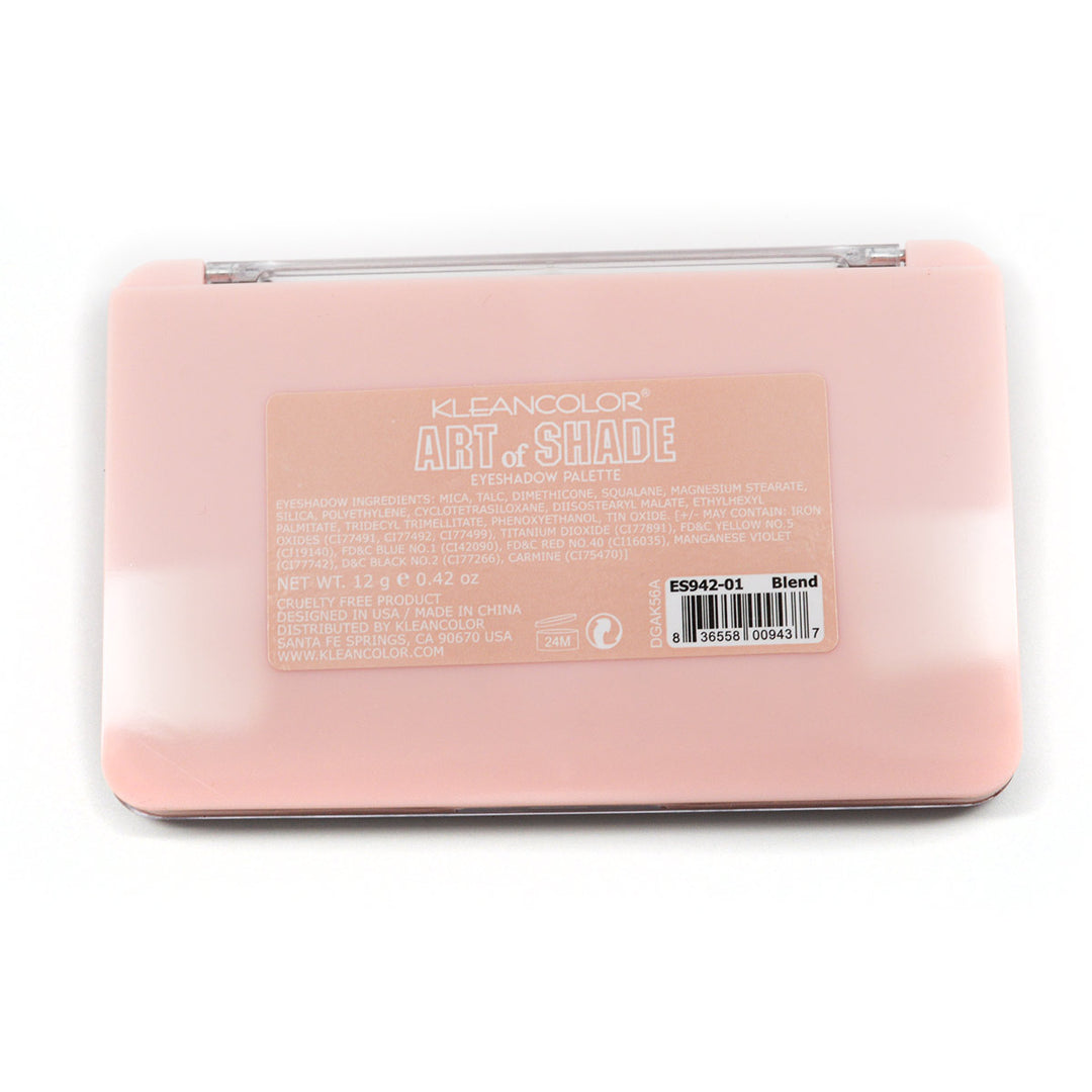 Kleancolor Art Of Shade Eyeshadow Palette - Blend Cosmetics