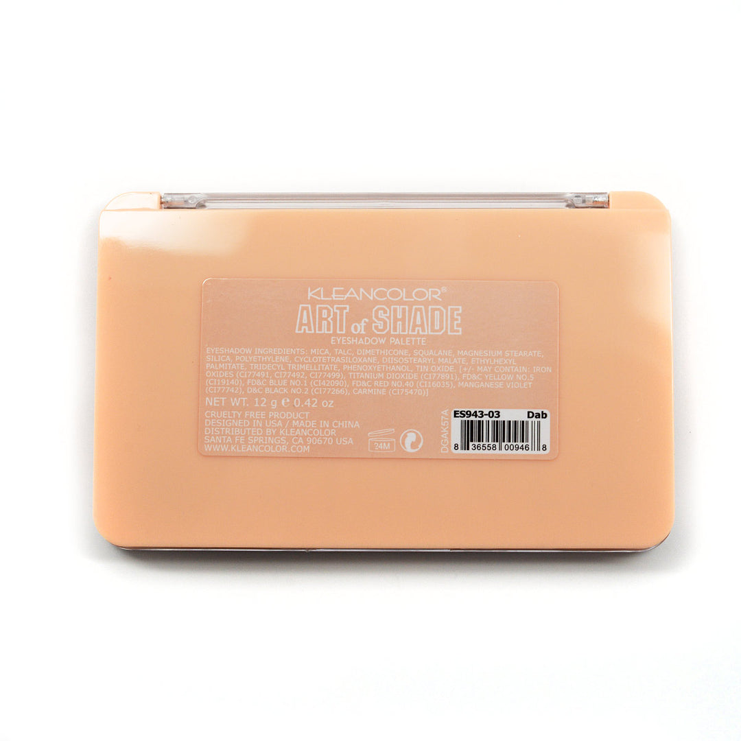 Kleancolor Art Of Shade Eyeshadow Palette - Dab