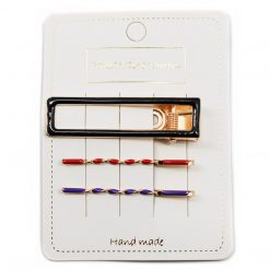 Popular Hair Ornament 3-Piece Hair Clip Set - Black