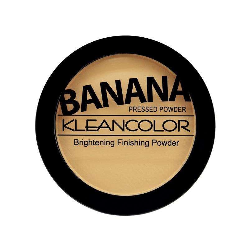 Kleancolor Banana Pressed Powder-Brightening Finishing Powder Cosmetics