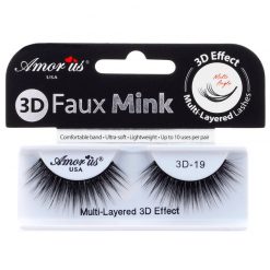 Amor Us 3D Faux Mink Lashes - #19 Cosmetics