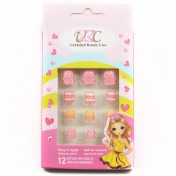 UBC KIDS Stick-On Nails - Peach Colors