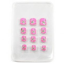 UBC KIDS Stick-On Nails - Pink And Green