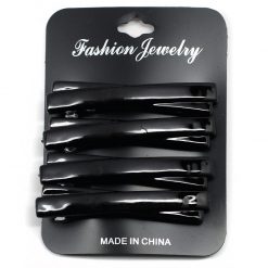 Fashion Jewelry Everything For $1 Bar Barrettes Metal Snap Hair Clips (4 Pcs)