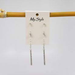 Always Mei Accessories Bar Earrings (3 Pair Set) (#2506)