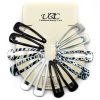 Always Mei BB Hair Clip Sets - Black And White (12 Pcs)