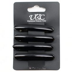 Fashion Jewelry Rounded Bar Barrettes Metal Snap Hair Clips (4 Pcs) Everything For $1