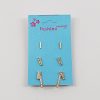 Fashion Jewelry Accessories 3-Pair Bar Earring Set (#2518)