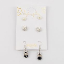 Fashion Jewelry Accessories 3-Pair Earring Set (#2520)