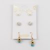 Fashion Jewelry Accessories 3-Pair Earring Set (#2520)