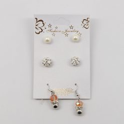 Fashion Jewelry Accessories 3-Pair Earring Set (#2520)