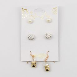 Fashion Jewelry Accessories 3-Pair Earring Set (#2520)