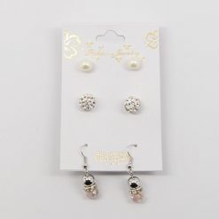 Fashion Jewelry Accessories 3-Pair Earring Set (#2520)