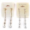 Accessory Dangling Rhinestone Earrings (#2540) Accessories