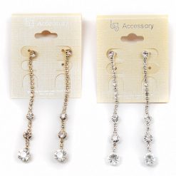 Accessory Dangling Rhinestone Earrings (#2540) Accessories
