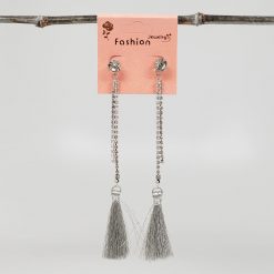 Fashion Jewelry Accessories Tassel Rhinestone Earrings