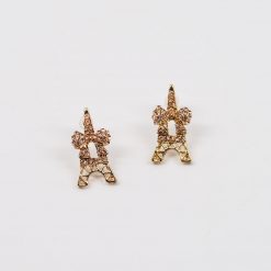 Always Mei Eiffel Tower And Bow Earrings (#2508) Accessories