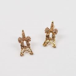 Always Mei Eiffel Tower And Bow Earrings (#2508) Accessories