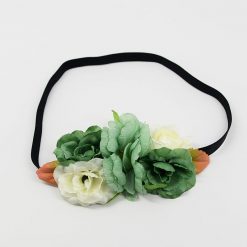 Always Mei Hair Large Roses With Elastic Headband