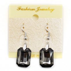 Fashion Jewelry Faux Stone Earrings Radiant Cut