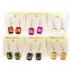 Fashion Jewelry Faux Stone Earrings Radiant Cut