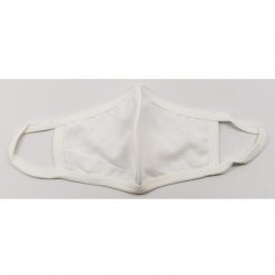 JC Sales Skin Care Cotton Fabric Face Mask Reusable - White