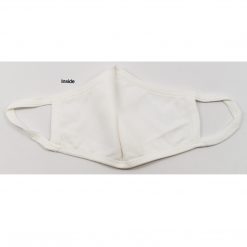 JC Sales Skin Care Cotton Fabric Face Mask Reusable - White