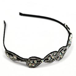 Always Mei Rhinestone Headband Bow Design Hair