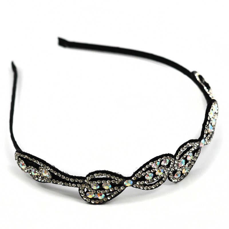 Our Always Mei Rhinestone Headband Bow Design Hair Is Breathable
